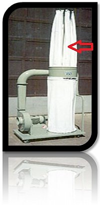 S Type Acrylic Small Top Filter Bag 6 x 52 lg